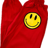JET Happy Face Sweatpants in Red - Estilo Boutique