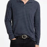 John Varvatos Mercury Polo in Navy - Estilo Boutique
