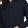 John Varvatos Thompson Shirt in Navy - Estilo Boutique
