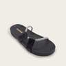 Kaanas Enigma Slides in Black - Estilo Boutique