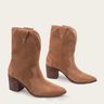 Kaanas Porto Cowboy Bootie in Caramel - Estilo Boutique