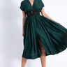 Karina Grimaldi Briar Midi Dress in Green - Estilo Boutique
