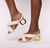 Kat Maconie Itzel Chain White Heel Sandals - Estilo Boutique