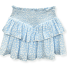 KatieJ Tween Brooke Print Skirt in Blue Ditsy Floral - Estilo Boutique