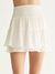 Krisa Ruffle Skirt in Cream - Estilo Boutique