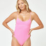 L Space Bree One Piece in Guava - Estilo Boutique