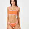 L Space Fused Camacho Bikini Bottom in Tangerine-Guava - Estilo Boutique