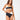 L Space High Tide Bikini Top in Black/Cream - Estilo Boutique