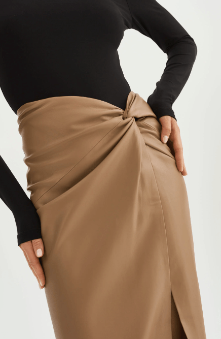 Lamarque Eileen Faux Leather Maxi Skirt - Estilo Boutique