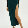Lamarque Jay Faux Leather Skirt in Dark Jade - Estilo Boutique
