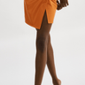 Lamarque Trisha Leather Sarong in Tangerine - Estilo Boutique