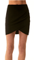 Lanston Overland Wrap Skirt in Black - Estilo Boutique