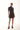 Lanston Train Ribbed 3/4 Zip Dress in Black - Estilo Boutique