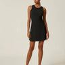 Lanston Train Ribbed Tennis Dress in Black - Estilo Boutique
