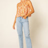 Lavender Brown Dalia Top in Yellow/Orange - Estilo Boutique