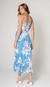 Lavender Brown Elena Dress in Blue Multi - Estilo Boutique