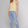 Lavender Brown Shirt in Golden Yellow - Estilo Boutique