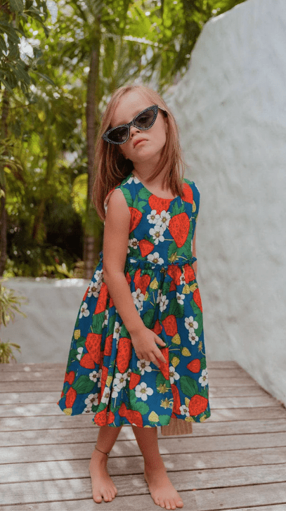 Lola and the Boys Strawberry Fields Dress - Estilo Boutique