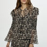 Love Sam Joyous Floral Fit & Flare Sleeve Top - Estilo Boutique