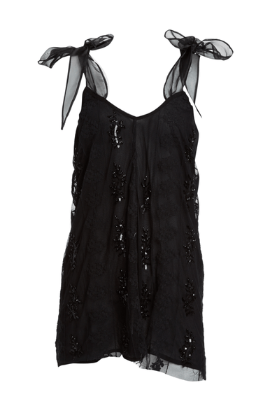 catherine mini dress Beaded Black / Small color_L White Sundress - Strappy 尺寸:S Low stretch