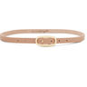 Lovestrength Indo Leather Belt, Ruby Tan - Estilo Boutique