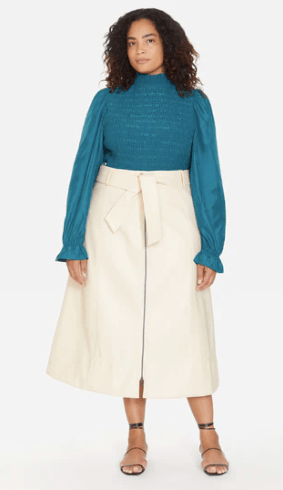 Marie Oliver Greenwich Skirt in Sand - Estilo Boutique