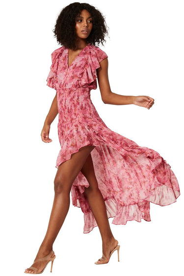 Misa Bo Dress in Abstract Fire Flora - Estilo Boutique