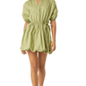 Misa Olivia Dress in Olive Poplin - Estilo Boutique
