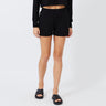 Monrow Ex-Boyfriend Shorts in Black - Estilo Boutique