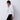 Monrow Mock Neck Shirred Sleeve Top in White - Estilo Boutique