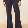 Monrow Supersoft Flare Pants in Ivory/Blue - Estilo Boutique