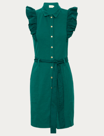Nation Fennix Dress in Emerald - Estilo Boutique