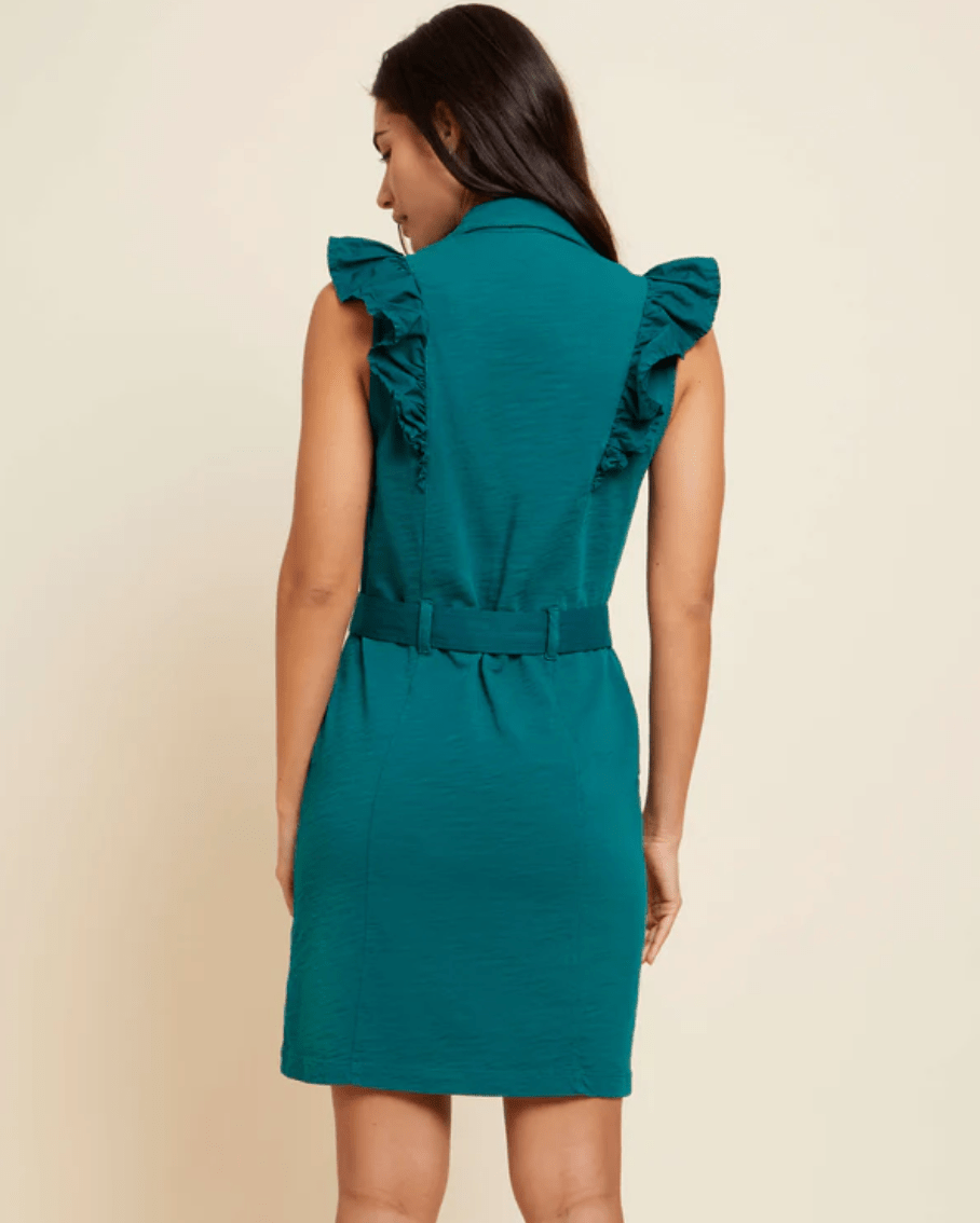 Nation Fennix Dress in Emerald - Estilo Boutique