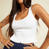 Nation Langley Tank in White - Estilo Boutique
