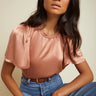 Nation Toni Flutter Sleeve Top in Bisou - Estilo Boutique