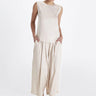 Neu Nomads Cropped Palazzo Pants in Champagne - Estilo Boutique