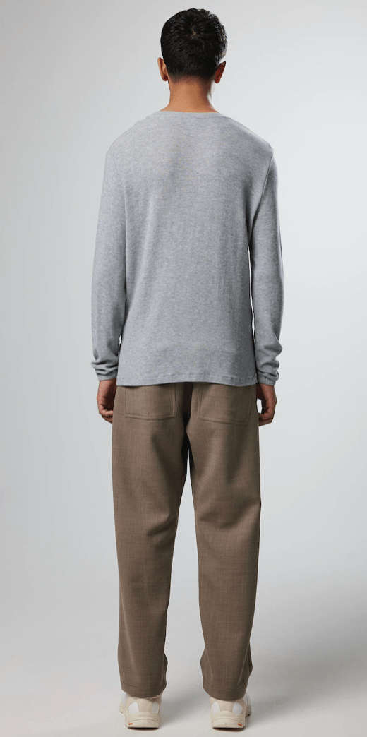 NN07 Clive Shirt in Grey Melange - Estilo Boutique
