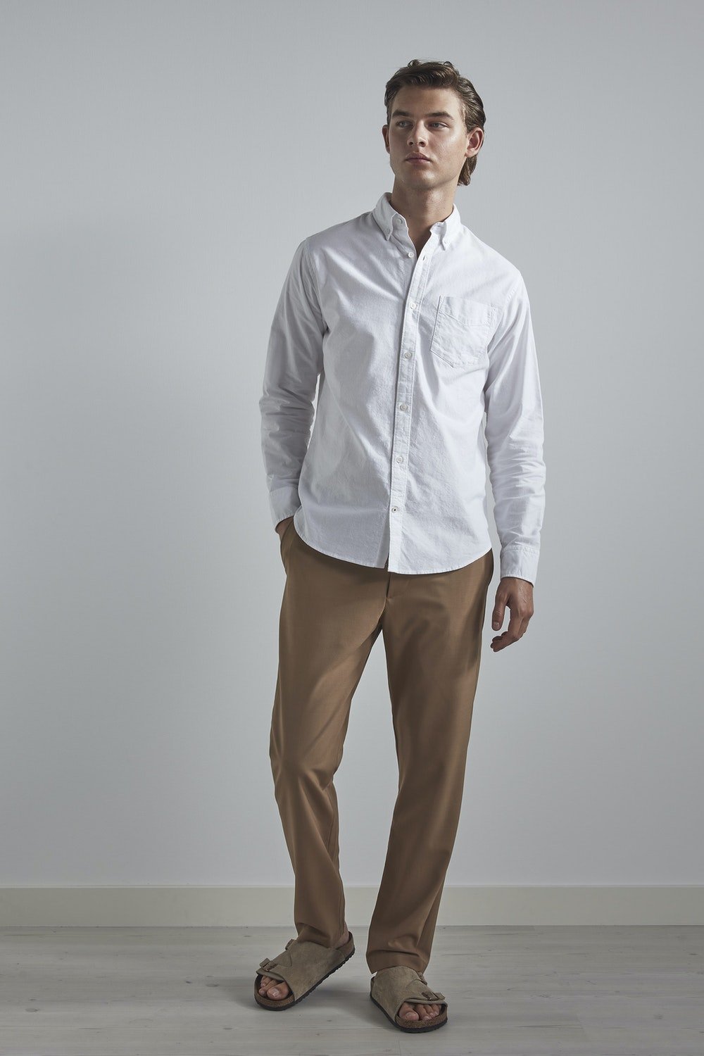 NN07 Levon Shirt in White - Estilo Boutique