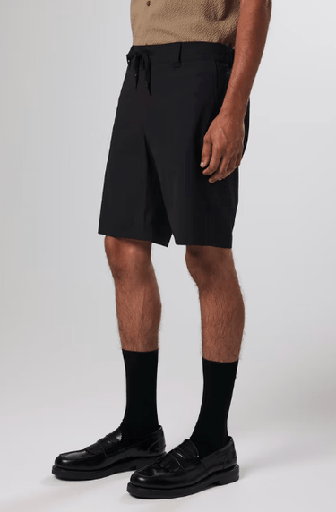 NN07 Terry Relaxed Shorts in Black - Estilo Boutique