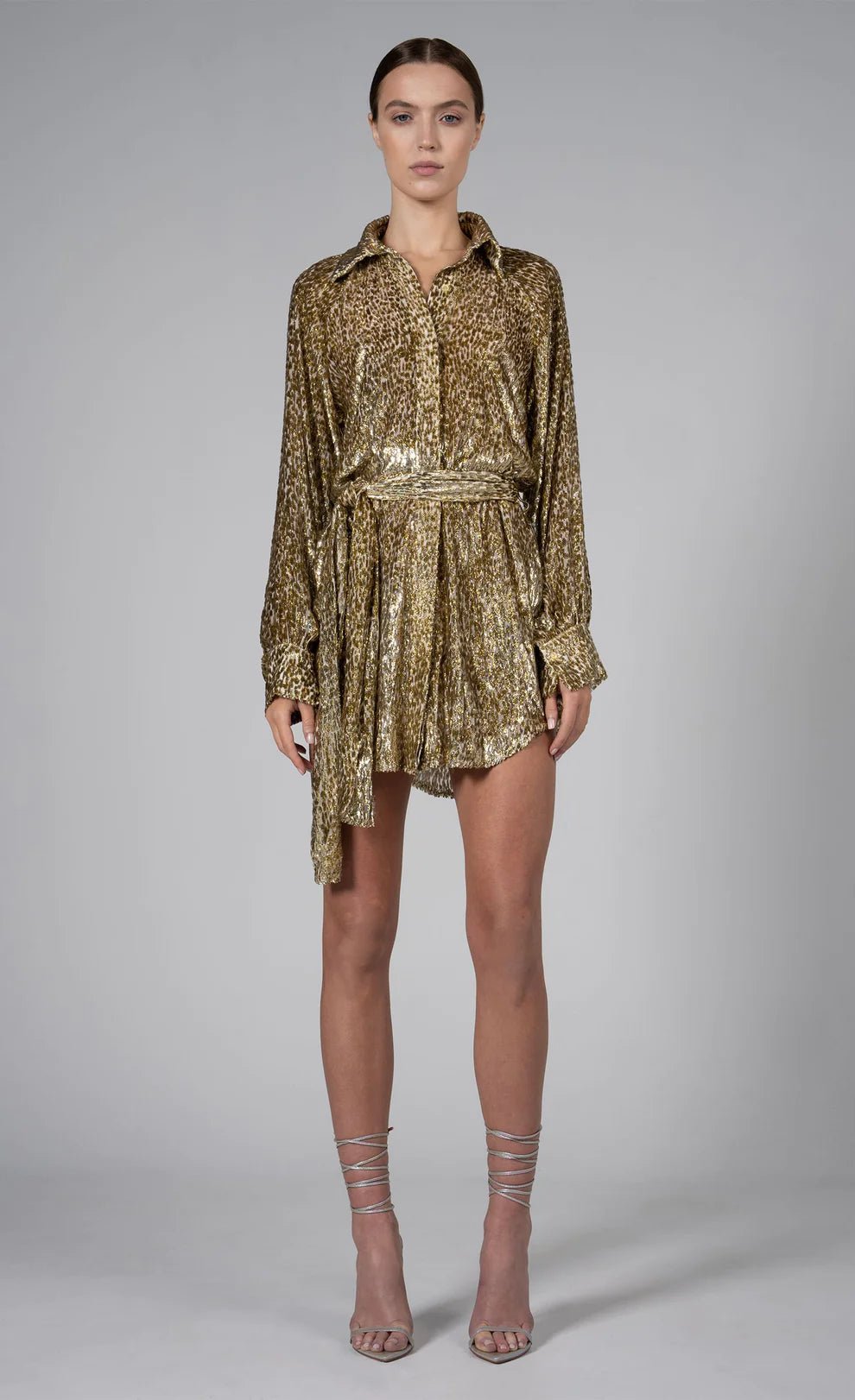 Nonchalant Gaby Dress in Gold - Estilo Boutique