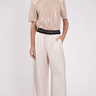 Nonchalant Gracie Sequin Top in Blush Sequin - Estilo Boutique