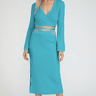 Paola Bernardi Viviane Skirt in Turquoise - Estilo Boutique