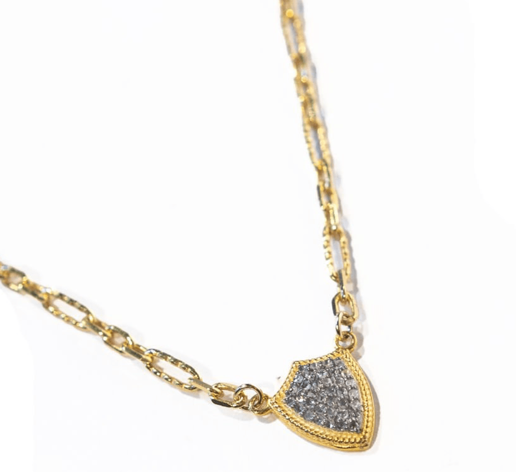 Paula Rosen Shield Necklace - Estilo Boutique