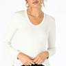 Perfect White Tee Robyn Tee in Sugar - Estilo Boutique