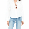 Pistola Sloane Oversized Button Down in Le Blanc - Estilo Boutique
