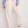 P.J. Salvage Peace and Love Banded Pant in Ivory - Estilo Boutique