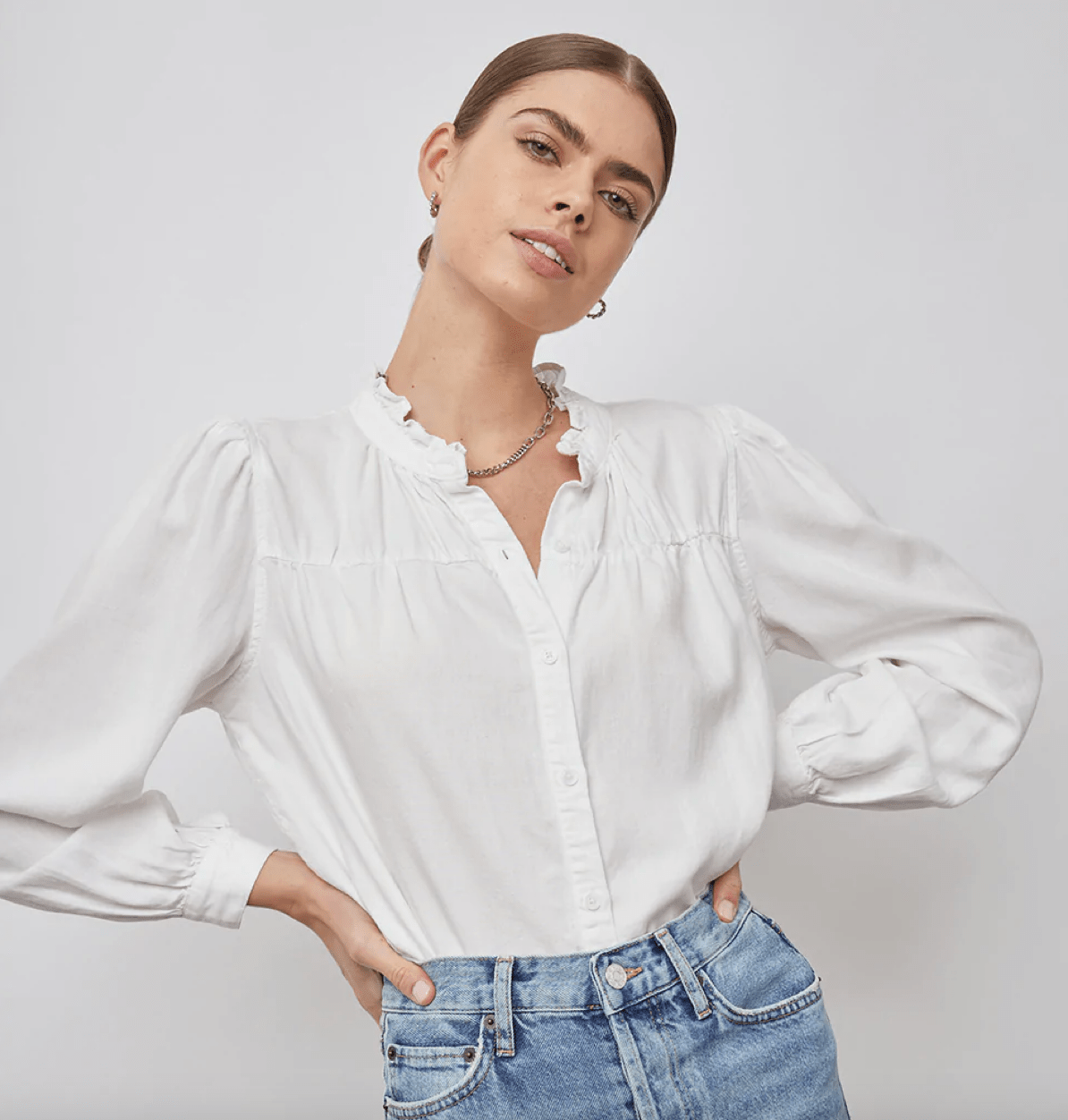 Rails Camille Shirt in White - Estilo Boutique