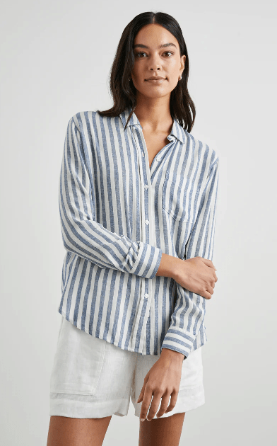 Rails Charli Shirt in Echo Stripe - Estilo Boutique