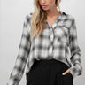Rails Dylan Shirt in Smoke Ivory Shadow - Estilo Boutique