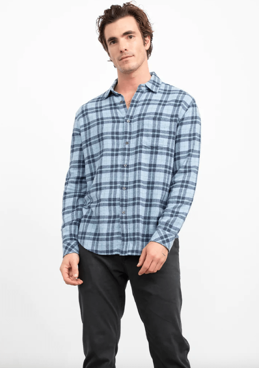 Rails Lennox Shirt in Algae Melange - Estilo Boutique